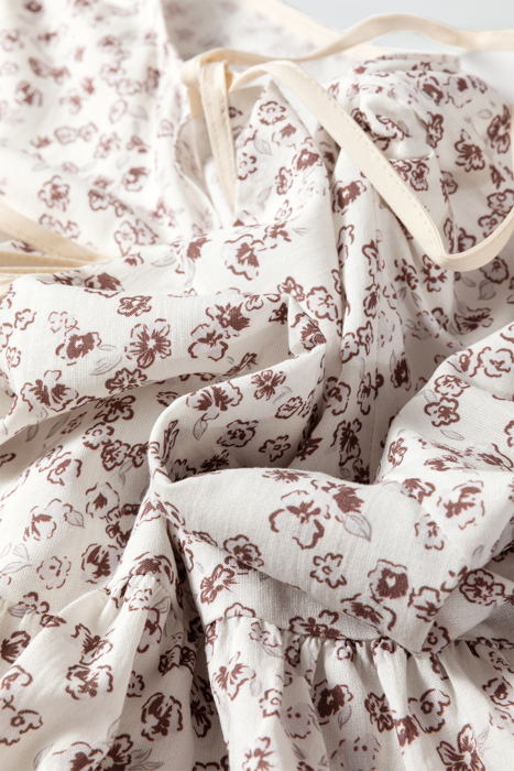 Moonflower Peplum Bow Blouse