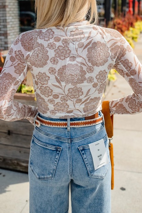 Floral Dreams Mesh Top