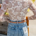  Floral Dreams Mesh Top