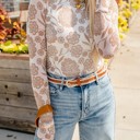  Floral Dreams Mesh Top