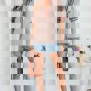  Penelope Stripe Puff Sleeve Top