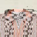  Penelope Stripe Puff Sleeve Top