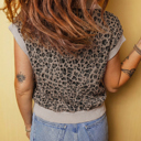  Crazy Cool Collared Leopard Top