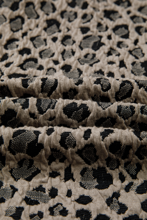 Crazy Cool Collared Leopard Top