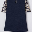  Spot On Contrast Leopard Top