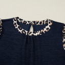  Spot On Contrast Leopard Top