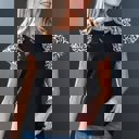  Free Flowing Ruffle Leopard Top