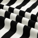  Preppy Paradise Stripe Ruffle Sleeve Blouse