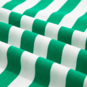  Preppy Paradise Stripe Ruffle Sleeve Blouse