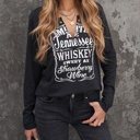  SALE! Whiskey Lover Printed Top