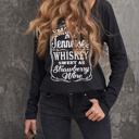  SALE! Whiskey Lover Printed Top