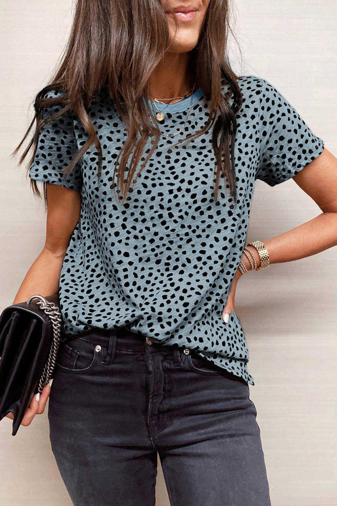 HIDDEN GEMS Soft Leopard Tee