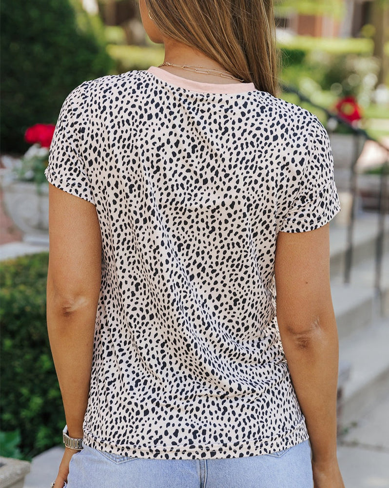 HIDDEN GEMS Soft Leopard Tee