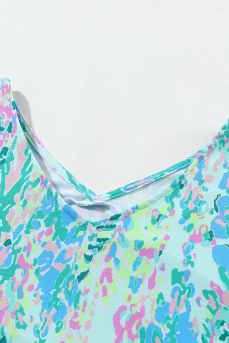 HIDDEN GEMS | Floral Short Sleeve V-Neck Tee