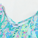  HIDDEN GEMS | Floral Short Sleeve V-Neck Tee