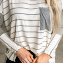  HIDDEN GEMS Essential Striped Long Sleeve Top