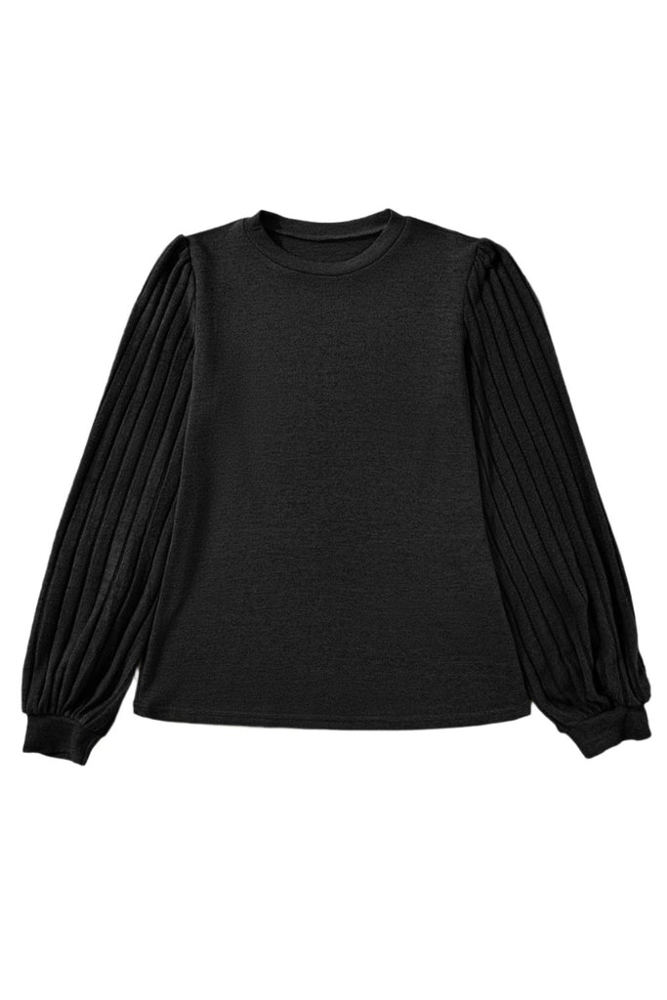 HIDDEN GEMS Heather Long Sleeve Top