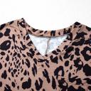  HIDDEN GEMS | Wild Leopard V-Neck Tee