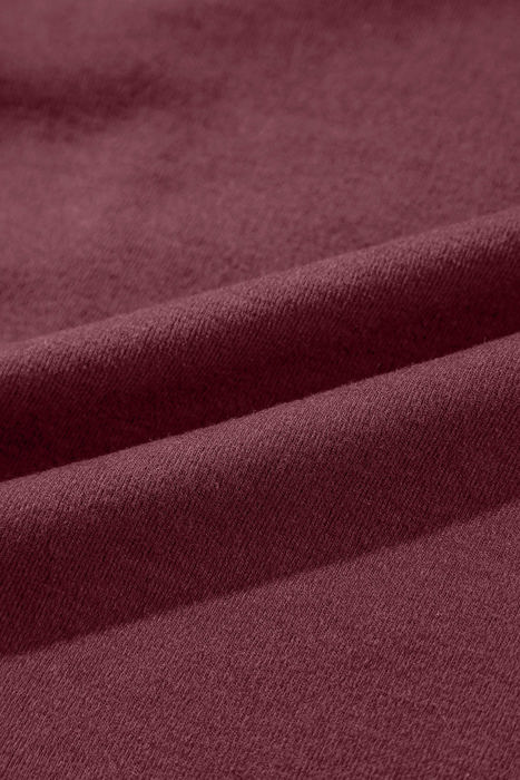 HIDDEN GEMS | Solid Reverse Seam Crew Neck Long Sleeve Top