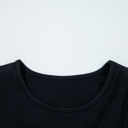  HIDDEN GEMS | Asymmetric Seam Long Sleeve Top