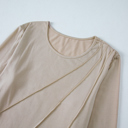  HIDDEN GEMS | Asymmetric Seam Long Sleeve Top