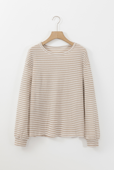 HIDDEN GEMS Everyday Stripe Long Sleeve Top