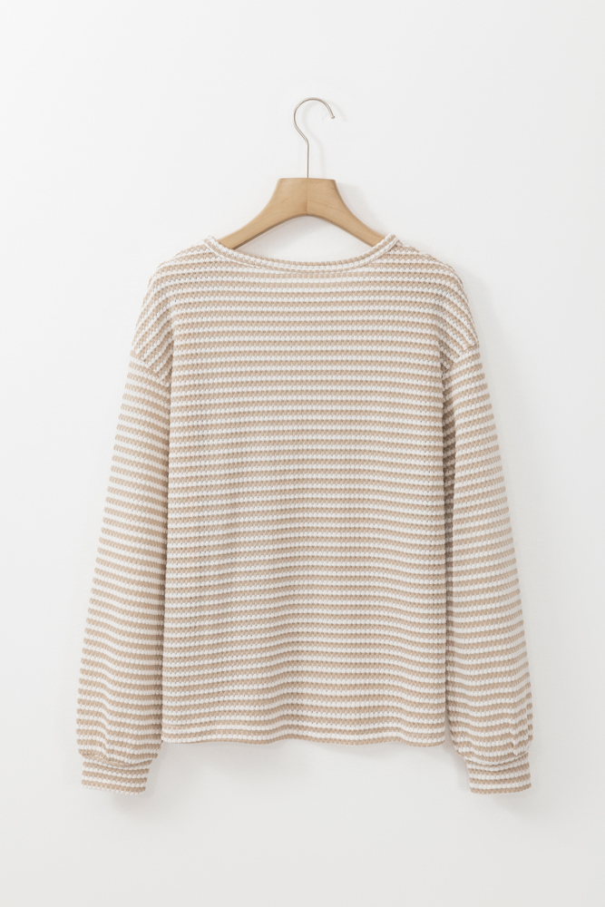 HIDDEN GEMS Everyday Stripe Long Sleeve Top