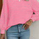  HIDDEN GEMS Everyday Stripe Long Sleeve Top