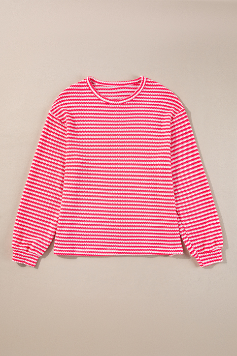 HIDDEN GEMS Everyday Stripe Long Sleeve Top