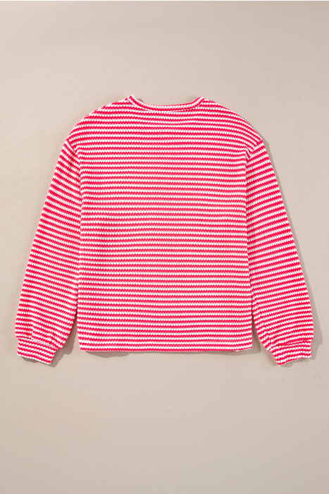 HIDDEN GEMS Everyday Stripe Long Sleeve Top