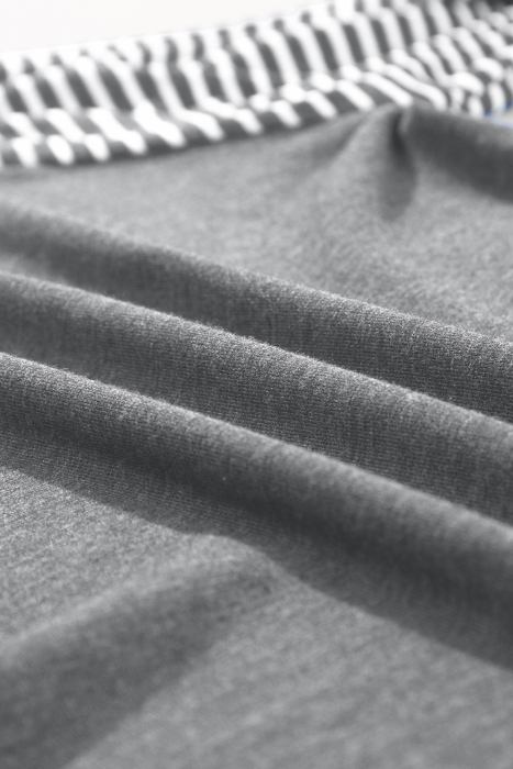 HIDDEN GEMS | Stripe Patchwork Long Sleeve Top