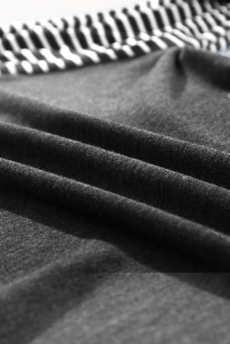 HIDDEN GEMS | Stripe Patchwork Long Sleeve Top