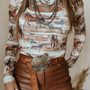  The Wild Horse Cut Out Top