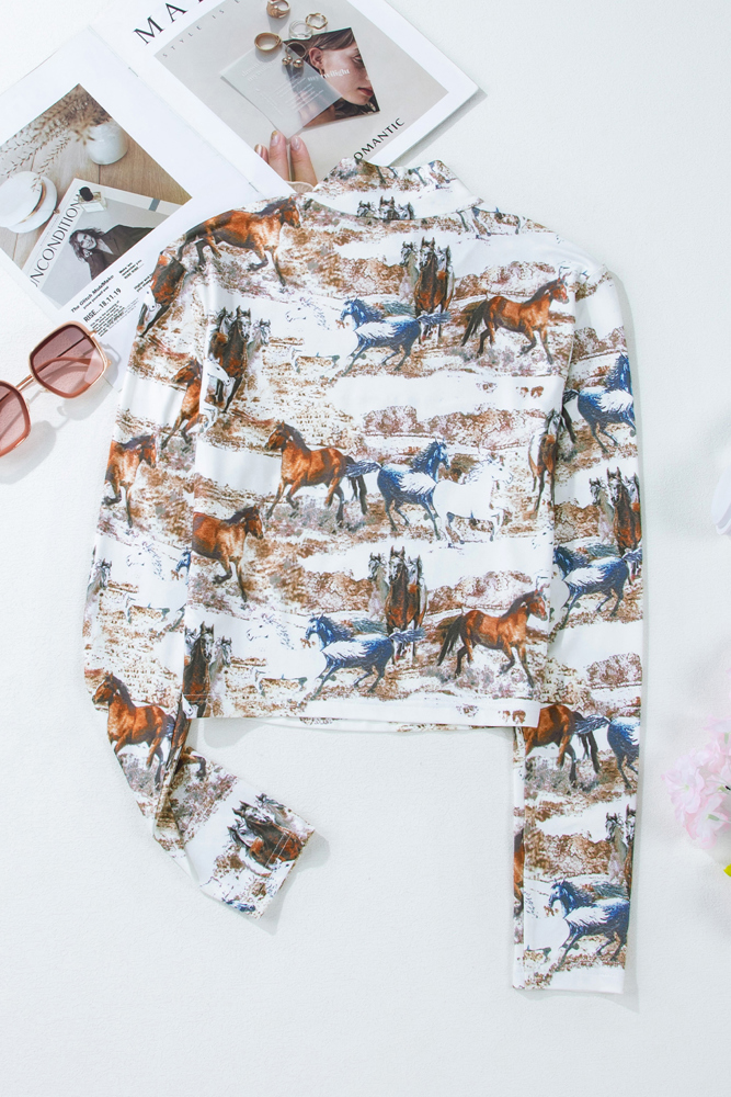 The Wild Horse Cut Out Top