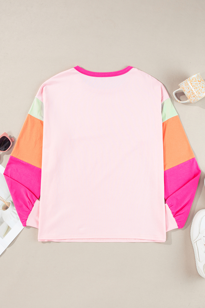 HIDDEN GEMS The Chriselle Colorblock Top