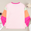  HIDDEN GEMS The Chriselle Colorblock Top