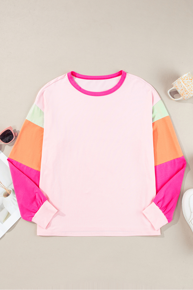 HIDDEN GEMS The Chriselle Colorblock Top