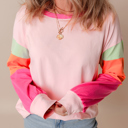  HIDDEN GEMS The Chriselle Colorblock Top