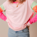  HIDDEN GEMS The Chriselle Colorblock Top