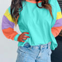  HIDDEN GEMS The Chriselle Colorblock Top