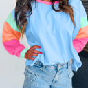  HIDDEN GEMS The Chriselle Colorblock Top