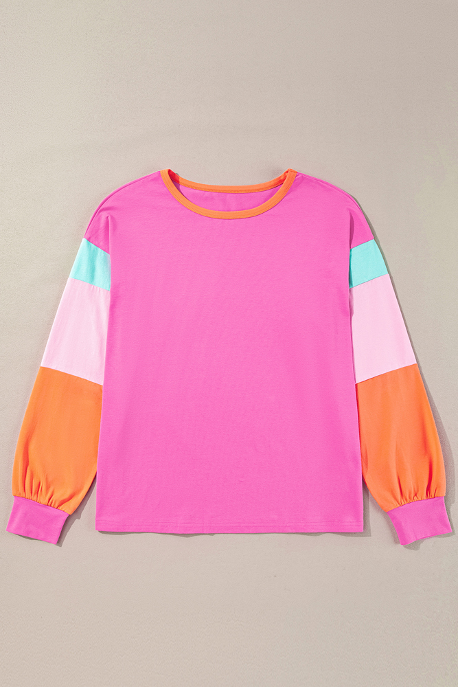 HIDDEN GEMS The Chriselle Colorblock Top