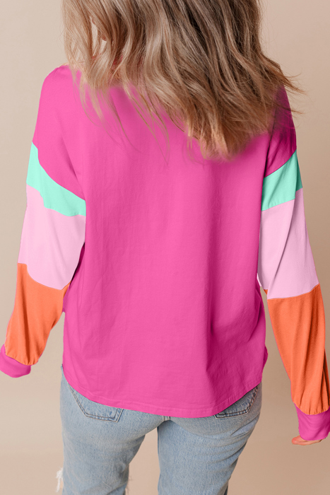 HIDDEN GEMS The Chriselle Colorblock Top