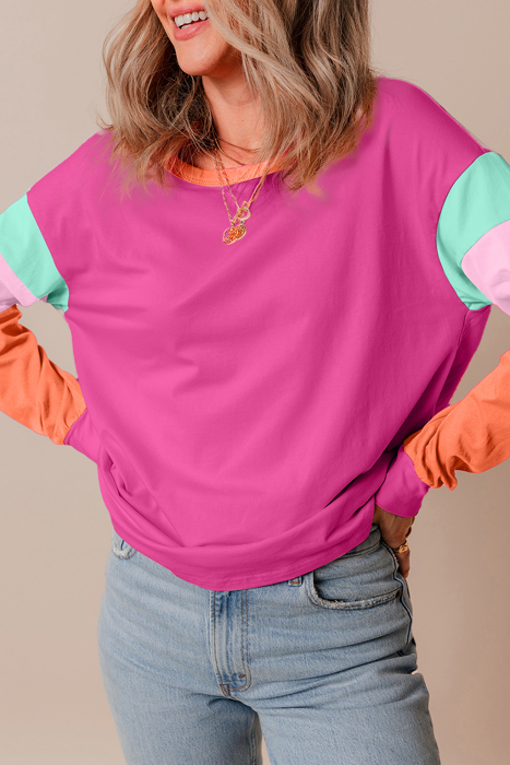 HIDDEN GEMS The Chriselle Colorblock Top