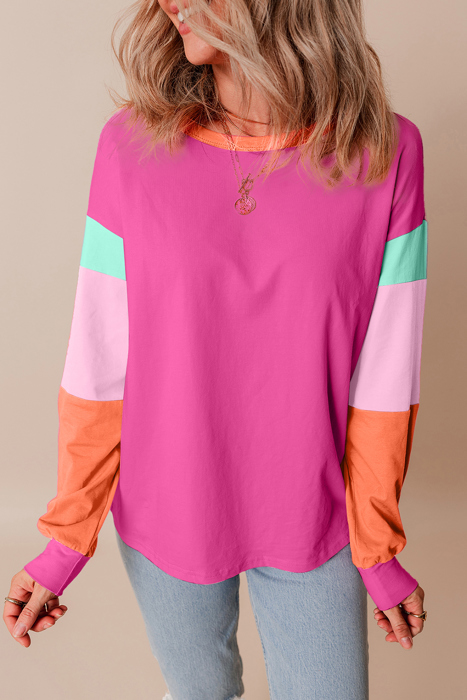 HIDDEN GEMS The Chriselle Colorblock Top