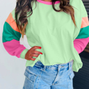  HIDDEN GEMS The Chriselle Colorblock Top