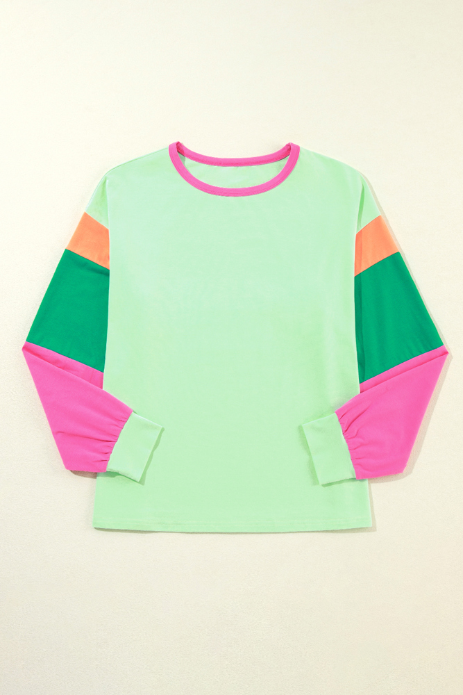 HIDDEN GEMS The Chriselle Colorblock Top