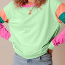  HIDDEN GEMS The Chriselle Colorblock Top