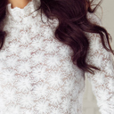  SULTRY LACE LONG SLEEVE TOP