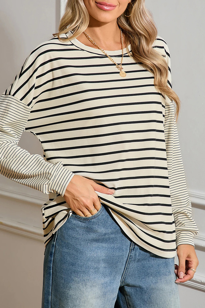 The Lily Loose Stripe Top